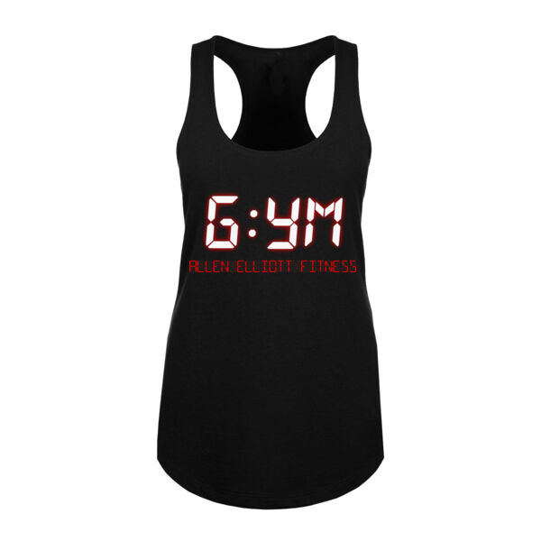 GYM TIME - WOMEN'S FITTED TANK - $1RPZD5$ Thumbnail