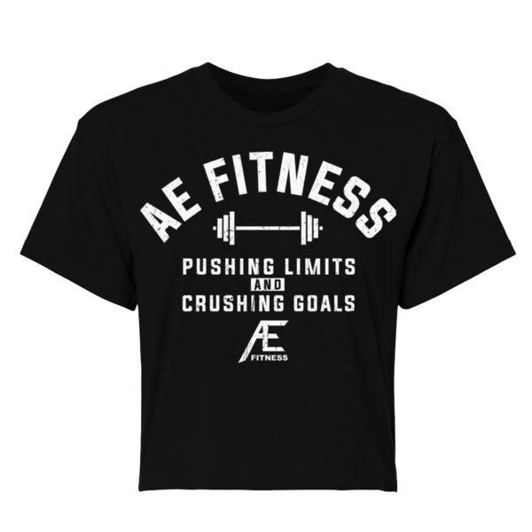 PUSHING LIMITS - WOMEN'S CROP T-SHIRT - $ZEM97X$ Thumbnail