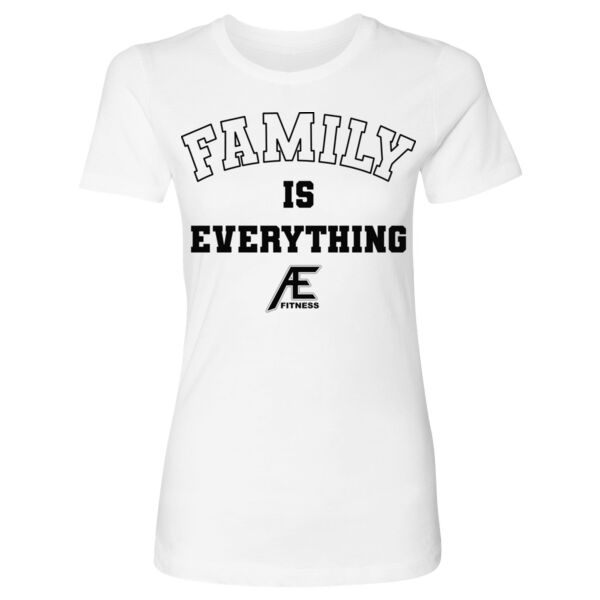 FAMILY IS EVERYTHING - WOMEN'S FITTED T-SHIRT - $HWBGPC$ Thumbnail
