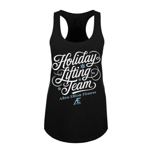 HOLIDAY LIFTING TEAM - WOMEN'S FITTED TANK TOP - $47MX9B$ Thumbnail