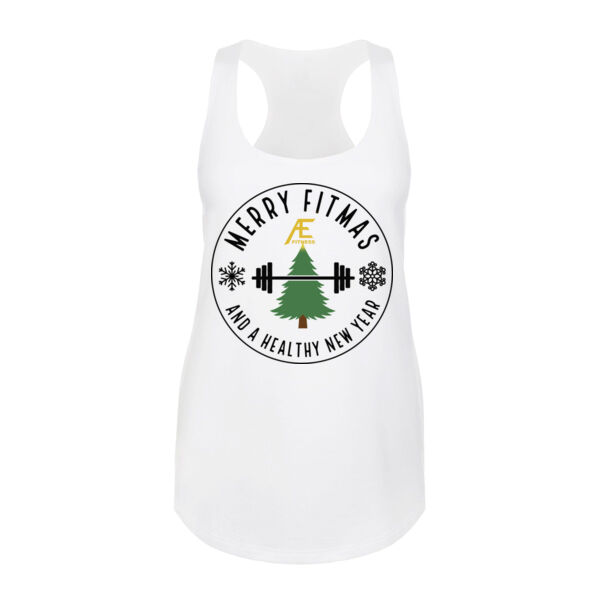 MERRRY FITMAS - WOMEN'S FITTED TANK TOP - $35MBZ6$ Thumbnail