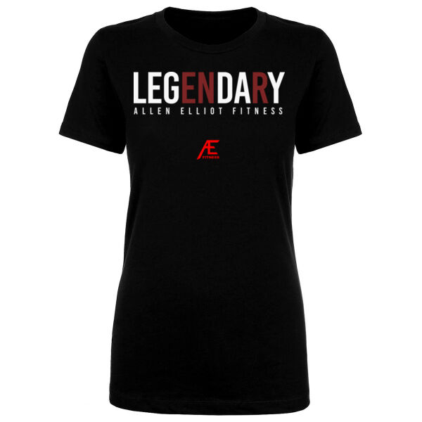 LEGENDARY LEG DAY - WOMEN'S FITTED T-SHIRT - $Z3NK28$ Thumbnail