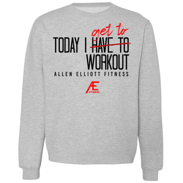 TODAY I GET TO WORKOUT - CREWNECK - $9TS6FK Thumbnail