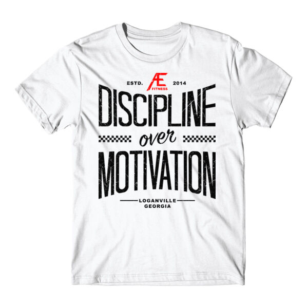 DISCIPLINE OVER MOTIVATION - T-SHIRT - $WU8STV$ Thumbnail