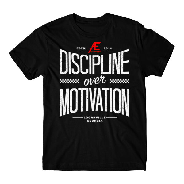 DISCIPLINE OVER MOTIVATION - T-SHIRT - $GU8AEY$ Thumbnail