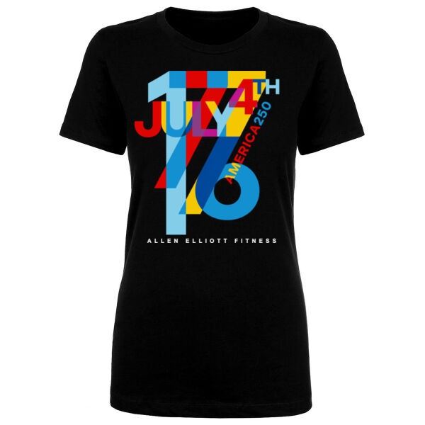 COLORBLOCK AMERICA 250 - WOMEN'S FITTED T-SHIRT - $5TZ3BR$ Thumbnail